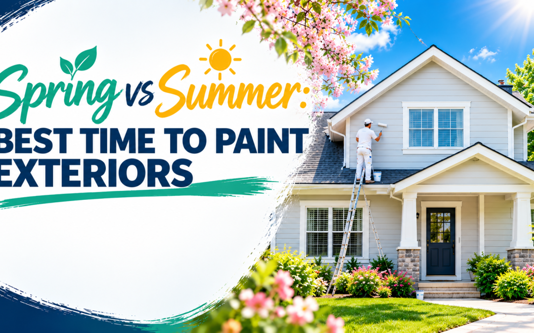 Best Time to Paint Your Exterior in Brisbane: Spring vs Summer